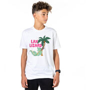 Guys Lacrosse Short Sleeve T-Shirt - Lax Lizard