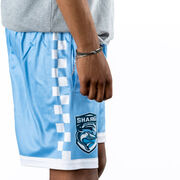Custom Team Shorts - Soccer Checkerboard