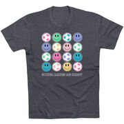 Soccer Short Sleeve T-Shirt - Soccer Makes Me Happy