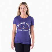 Hockey Women's Everyday Tee - Loud and Proud Hockey Mom