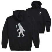 Guys Lacrosse Hooded Sweatshirt - Yeti (Back Design)