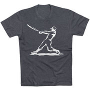 Baseball Tshirt Short Sleeve Baseball Player