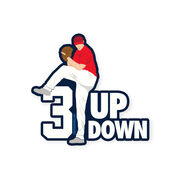Baseball Sticker - 3 Up 3 Down
