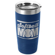 Softball 20 oz. Double Insulated Tumbler - Mom