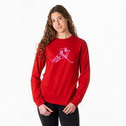 Hockey Tshirt Long Sleeve - Neon Hockey Girl