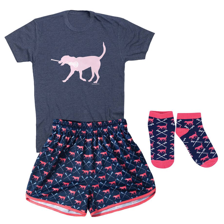 Lula The Lax Dog Girls Lacrosse Outfit