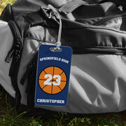 Basketball Bag/Luggage Tag - Basketball Team Ball
