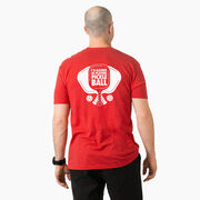 Pickleball Short Sleeve T-Shirt - I'd Rather Be Playing Pickleball (Back Design)