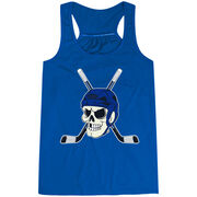  Hockey Flowy Racerback Tank Top - Chill to the Bone