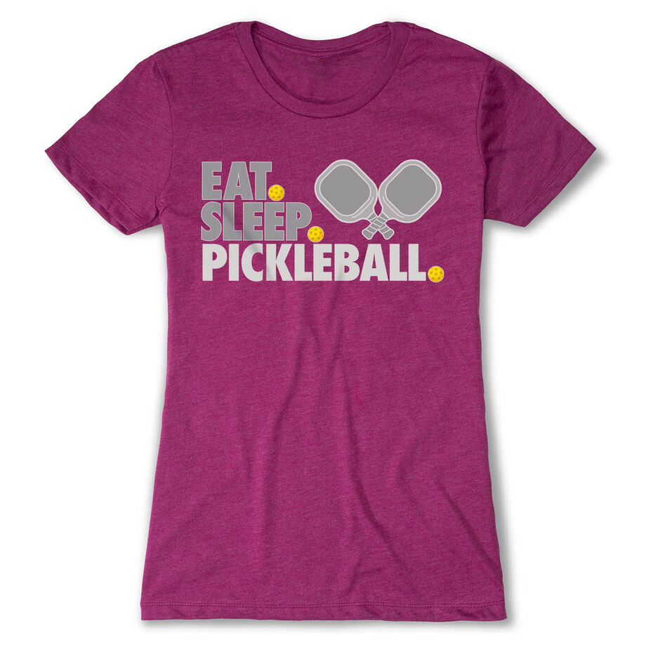 Pickleball Women's Everyday Tee - Eat. Sleep. Pickleball