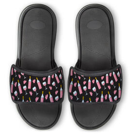 Personalized Repwell&reg; Slide Sandals - Wine