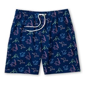 Hockey Swim Trunks - Neon Lights