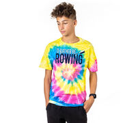 Crew Short Sleeve T-Shirt - I'd Rather Be Rowing Tie Dye