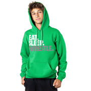 Wrestling Hooded Sweatshirt - Eat Sleep Wrestle (Stack)