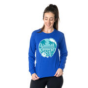 Pickleball Tshirt Long Sleeve - Serve's Up