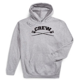 Crew Hooded Sweatshirt - Crew Crossed Oars Banner