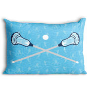 Guys Lacrosse Pillowcase - Crossed Sticks