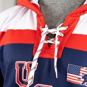 Hockey Gameday Hoodie - Patriotic Hockey