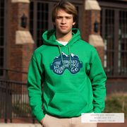 Skiing Hooded Sweatshirt - The Mountains Are Calling