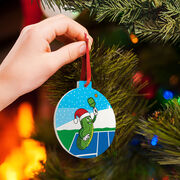 Pickleball Ceramic Ornament - Big Dill