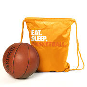Basketball Drawstring Backpack Eat. Sleep. Basketball.