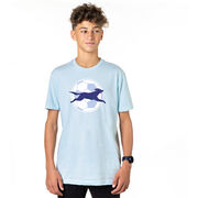 Soccer Short Sleeve T-Shirt - Kicks The Soccer Dog