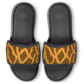 Personalized Repwell&reg; Slide Sandals - Giraffe Print