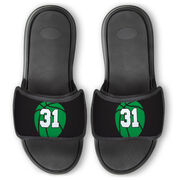 Basketball Repwell&reg; Slide Sandals - Basketball With Number