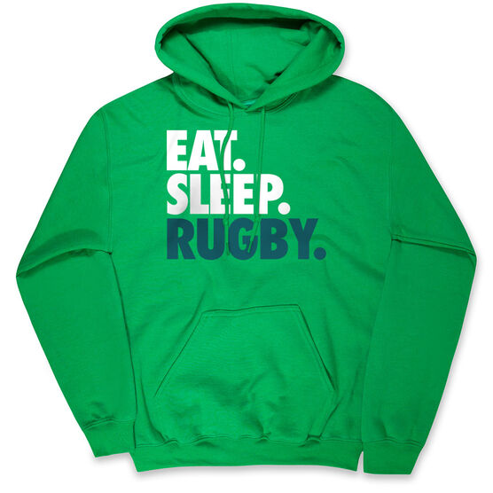 Rugby Hooded Sweatshirt - Eat. Sleep. Rugby. | ChalkTalkSPORTS