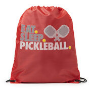 Pickleball Drawstring Backpack - Eat. Sleep. Pickleball