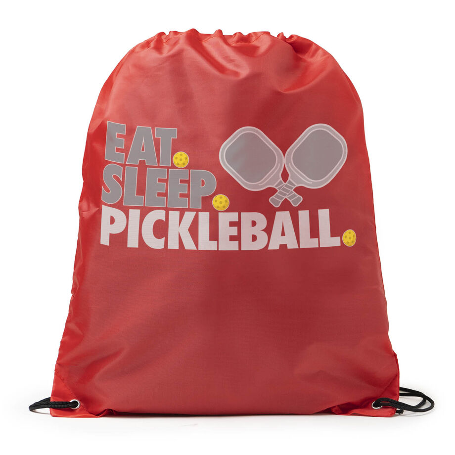Pickleball Drawstring Backpack - Eat. Sleep. Pickleball