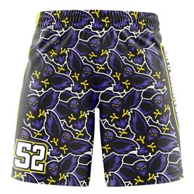 Custom Team Shorts - Basketball Logo Overlap