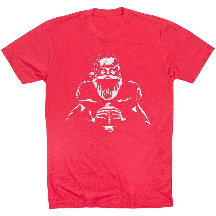 Football Short Sleeve T-Shirt - Santa Player