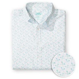 Lacrosse Performance Short Sleeve Button Down Shirt - All Day Lacrosse