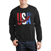Soccer Crewneck Sweatshirt - USA Patriotic