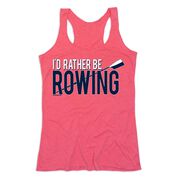 Crew Women's Everyday Tank Top - I'd Rather Be Rowing