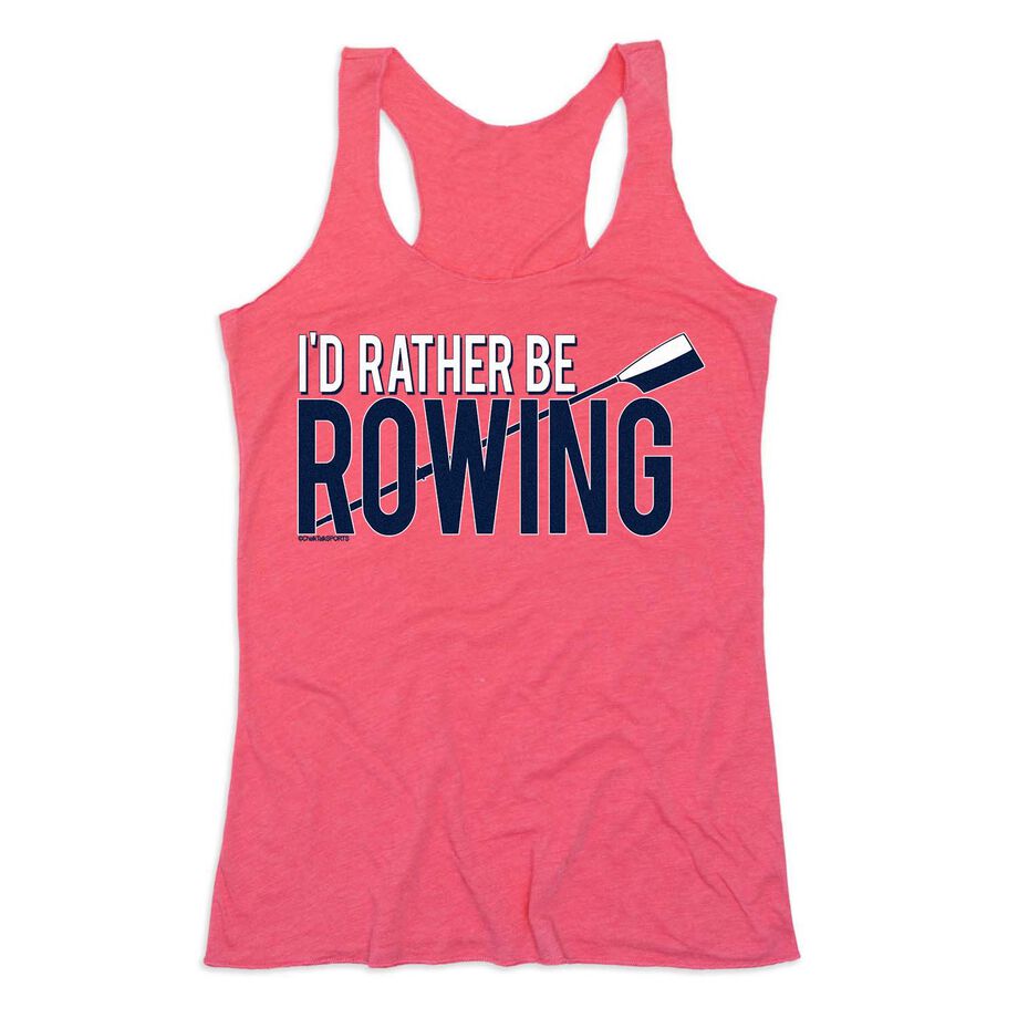 Crew Women's Everyday Tank Top - I'd Rather Be Rowing