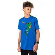 Guys Lacrosse Short Sleeve T-Shirt - Lacrosse Leprechaun