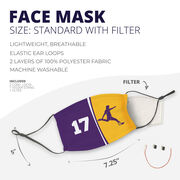 Soccer Face Mask - Personalized Player Male