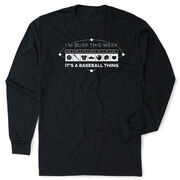 Baseball Tshirt Long Sleeve - 24-7 Baseball