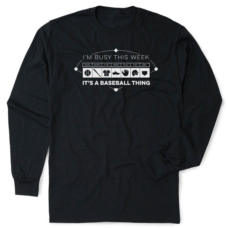 Baseball Tshirt Long Sleeve - 24-7 Baseball