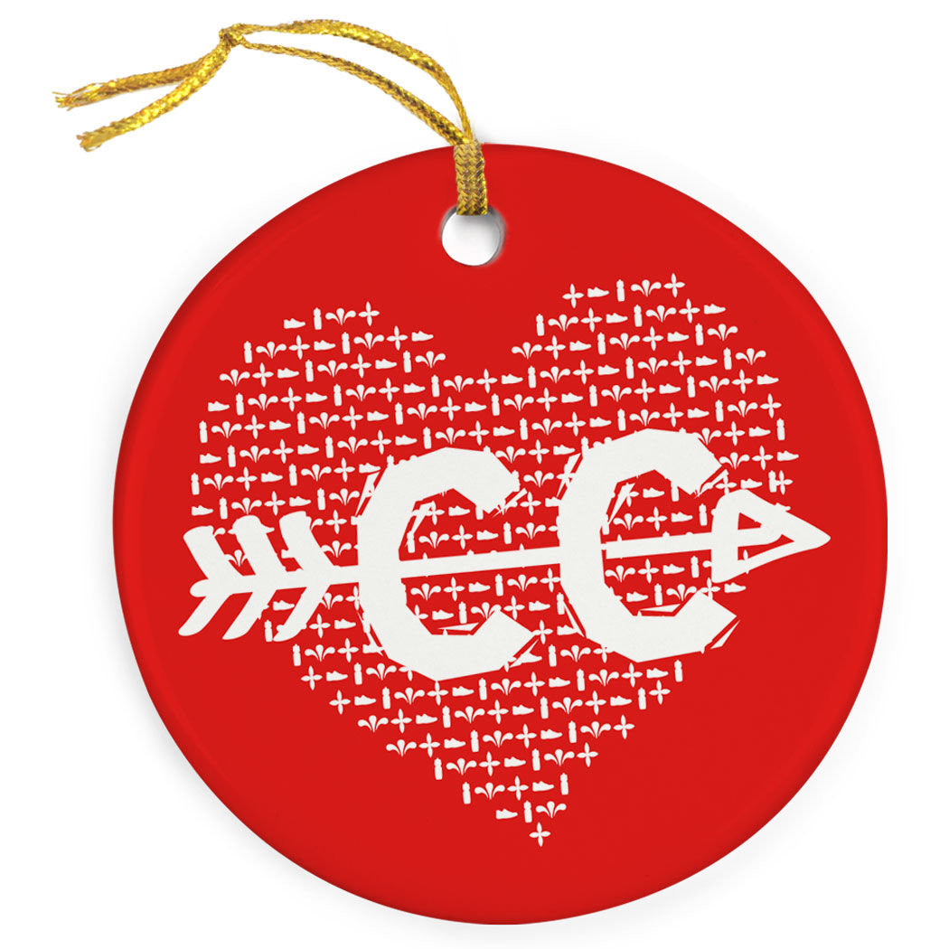 Cross Country Christmas Ornament Part - 19: ... Cross Country Porcelain Ornament Cross Country Love ...