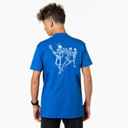 Guys Lacrosse T-Shirt Short Sleeve - Skeleton Offense (Back Design)