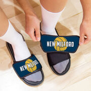 Volleyball Repwell&reg; Sandal Straps - Volleyball with Text