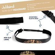 Athletic Juliband Non-Slip Headband - Tiara (Gold)
