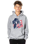 Baseball Hooded Sweatshirt - Baseball Eagle