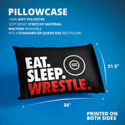 Wrestling Pillowcase - Eat Sleep Wrestle