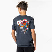 Basketball Short Sleeve T-Shirt - Hoop Loops (Back Design)