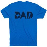 Baseball T-Shirt Short Sleeve - Baseball Dad Silhouette