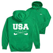 Field Hockey Hooded Sweatshirt - USA(Back Design)